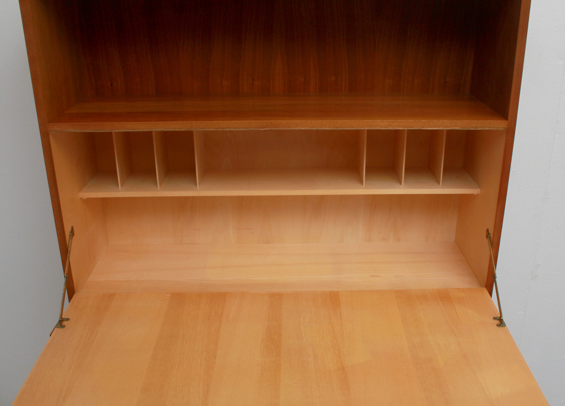 1960s secretary combination in walnut