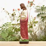 Sacred Heart of Jesus statuette in hand-painted resin - 40 cm - Made in Italy