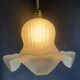 Large Art Deco pendant light from the 1950s, vintage.