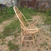 1950s rattan egg chair