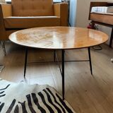 Circular coffee table Ico Parisi circa 1950