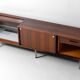 Rare mid-century sideboard bar unit in teak by Belform, 1960