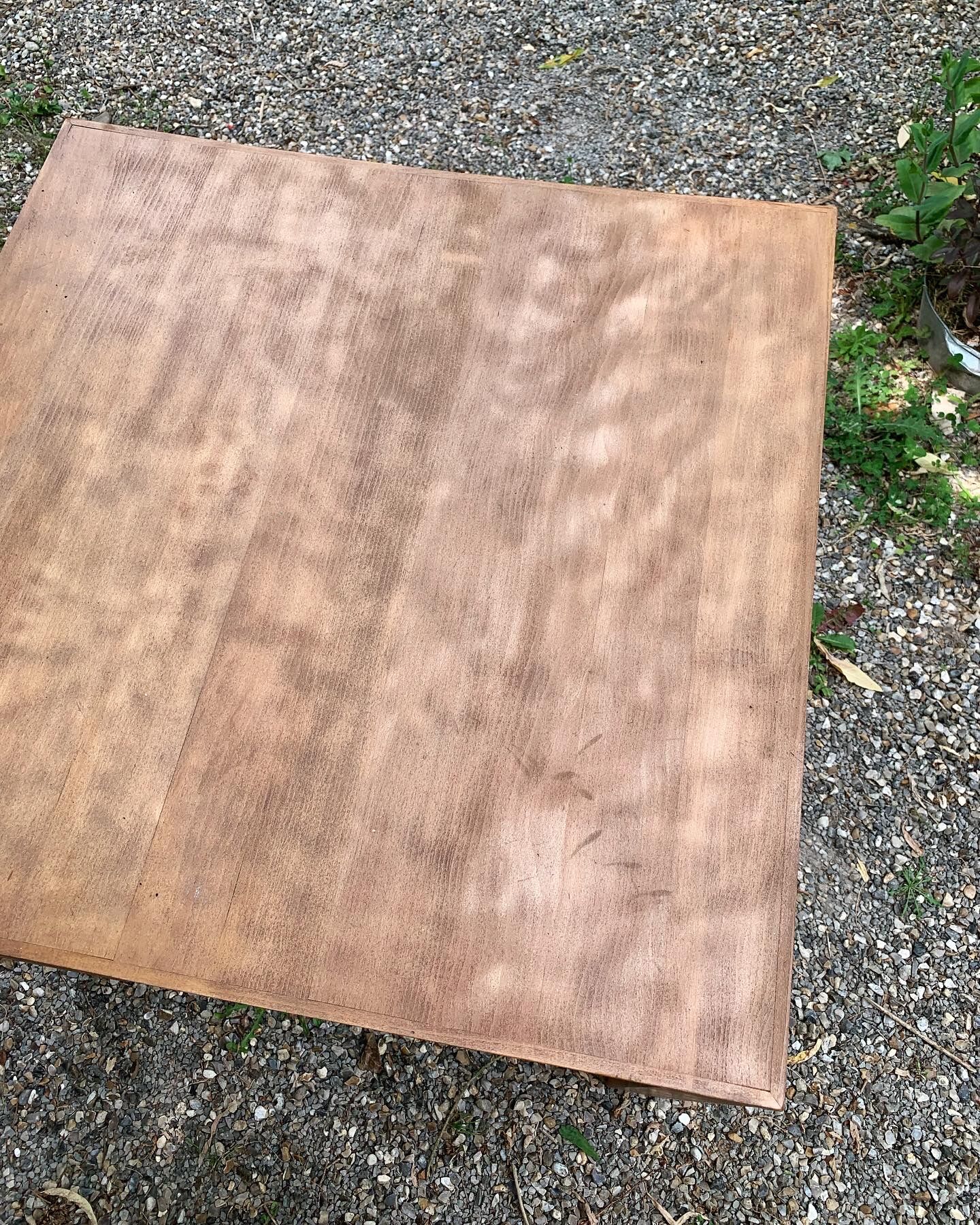 Square minimalist table