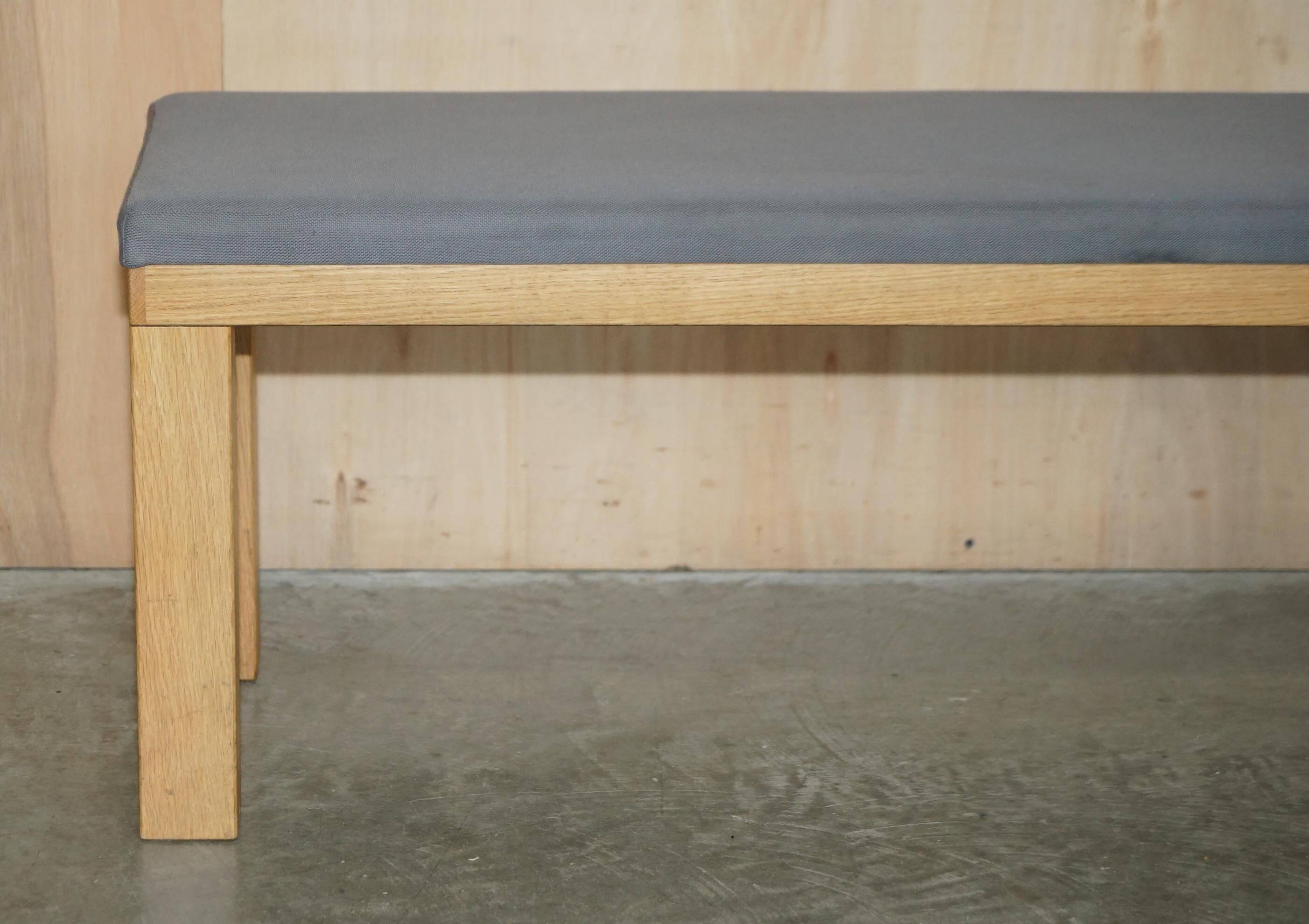 James Burleigh Bosa kitchen bench in handmade oak