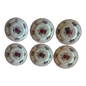 6 assiettes anciennes