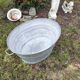 Bassine en zinc