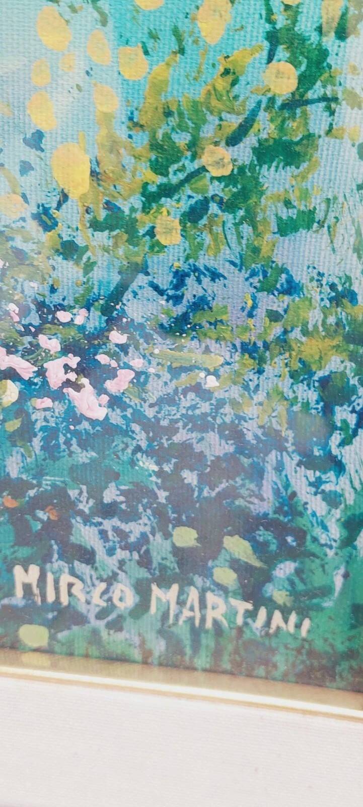PORTOFINO TABLEAU HUILE SUR TOILE MIRCO MARTINI 70×50