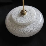 Lustre glass clichy white 50s