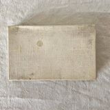 Porcelain seashell salt and pepper shakers in their case