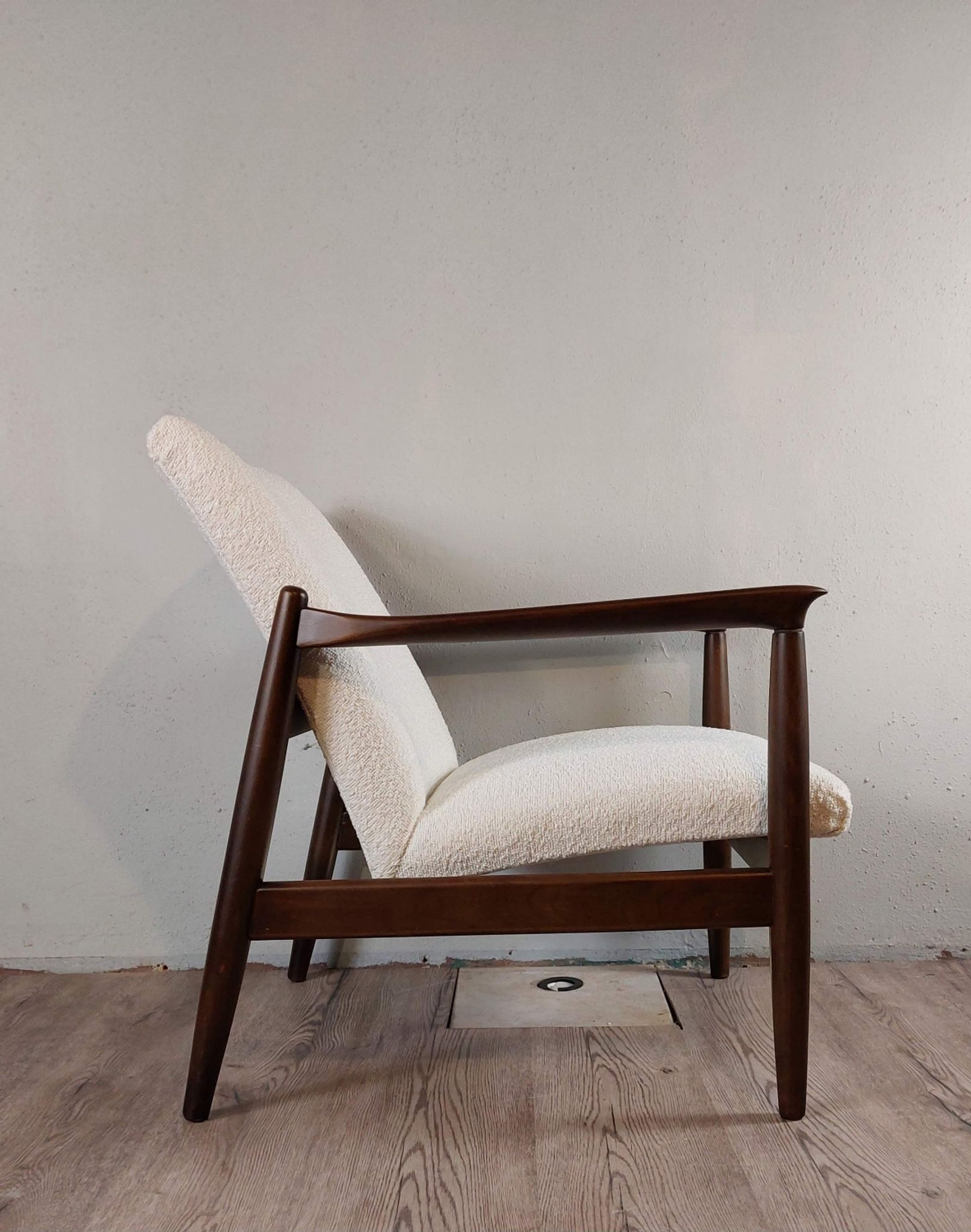 Pair of Armchairs Edmund Homa model GFM-64, Polish vintage 1970s