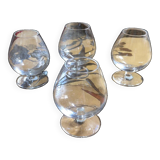 Set of 4 new Lorraine Crystal glasses