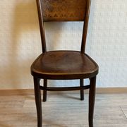 6 antique chairs Jacob & Josef Kohn – Vienna – Decorated bent wood – Style