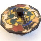 Ceramic candy box Bergen, Belgium 1920s Width 14 cm