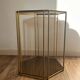 Brass and smoked glass console from the 70s