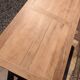 Oak farmhouse table with extensions