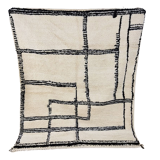 Handmade moroccan berber carpet 213 x 147 cm