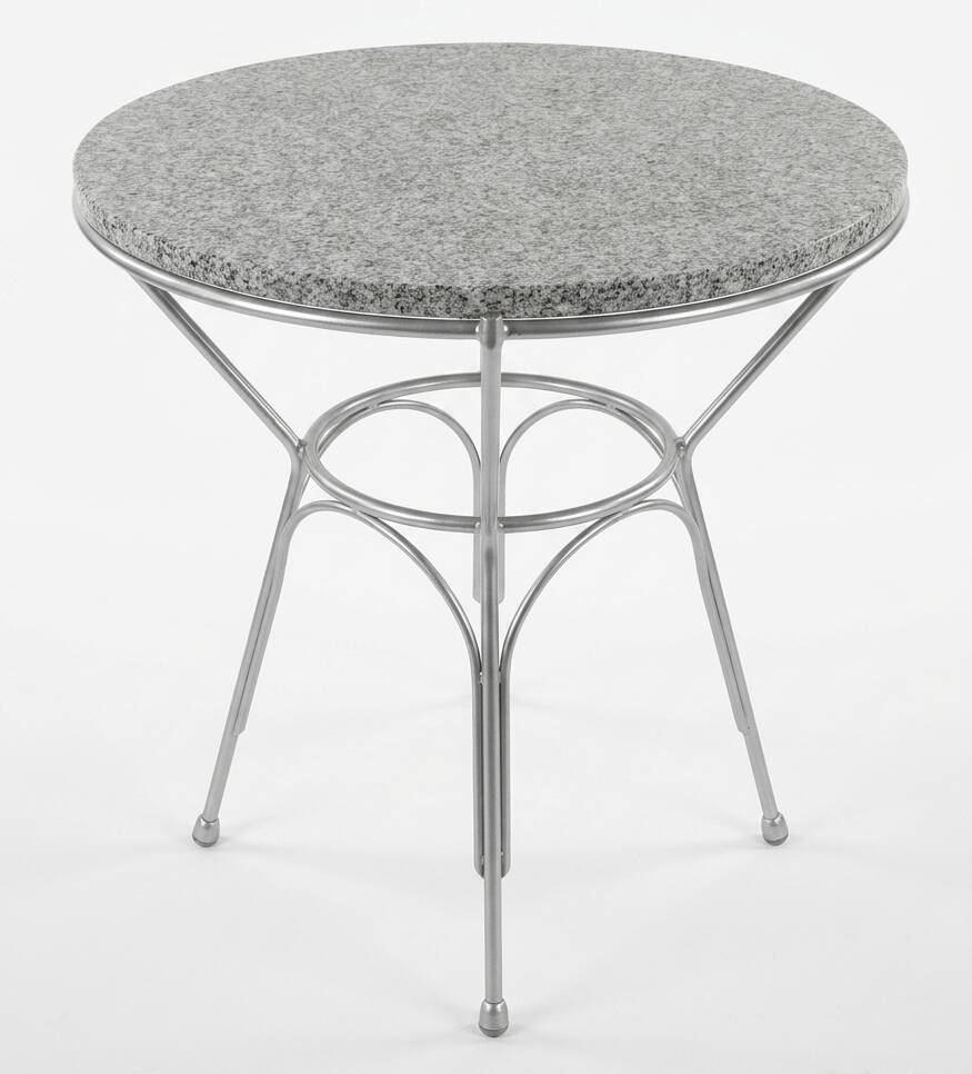 Vintage granite round table - Germany, 1960s