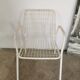 Emu chair, rio, in white metal mesh
