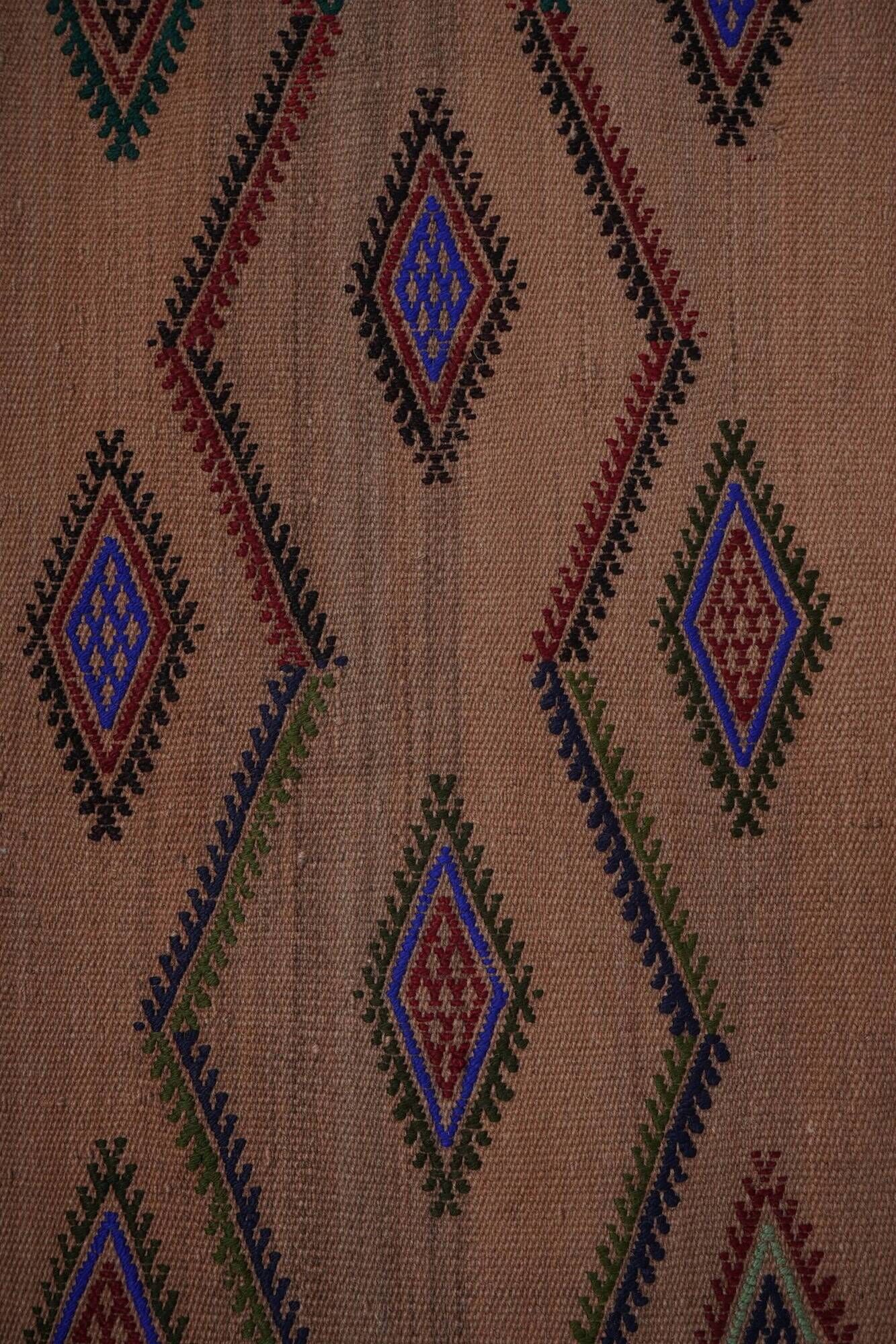 Vintage Turkish hallway rug 51x383 cm