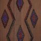 Vintage Turkish hallway rug 51x383 cm