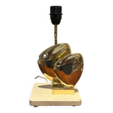 Brass fish lamp by somchai, hattakitkosol