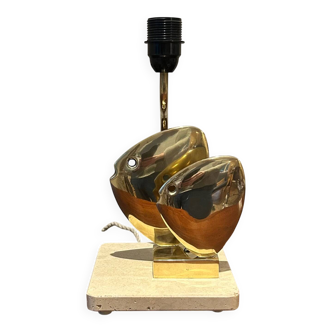 Brass fish lamp by somchai, hattakitkosol