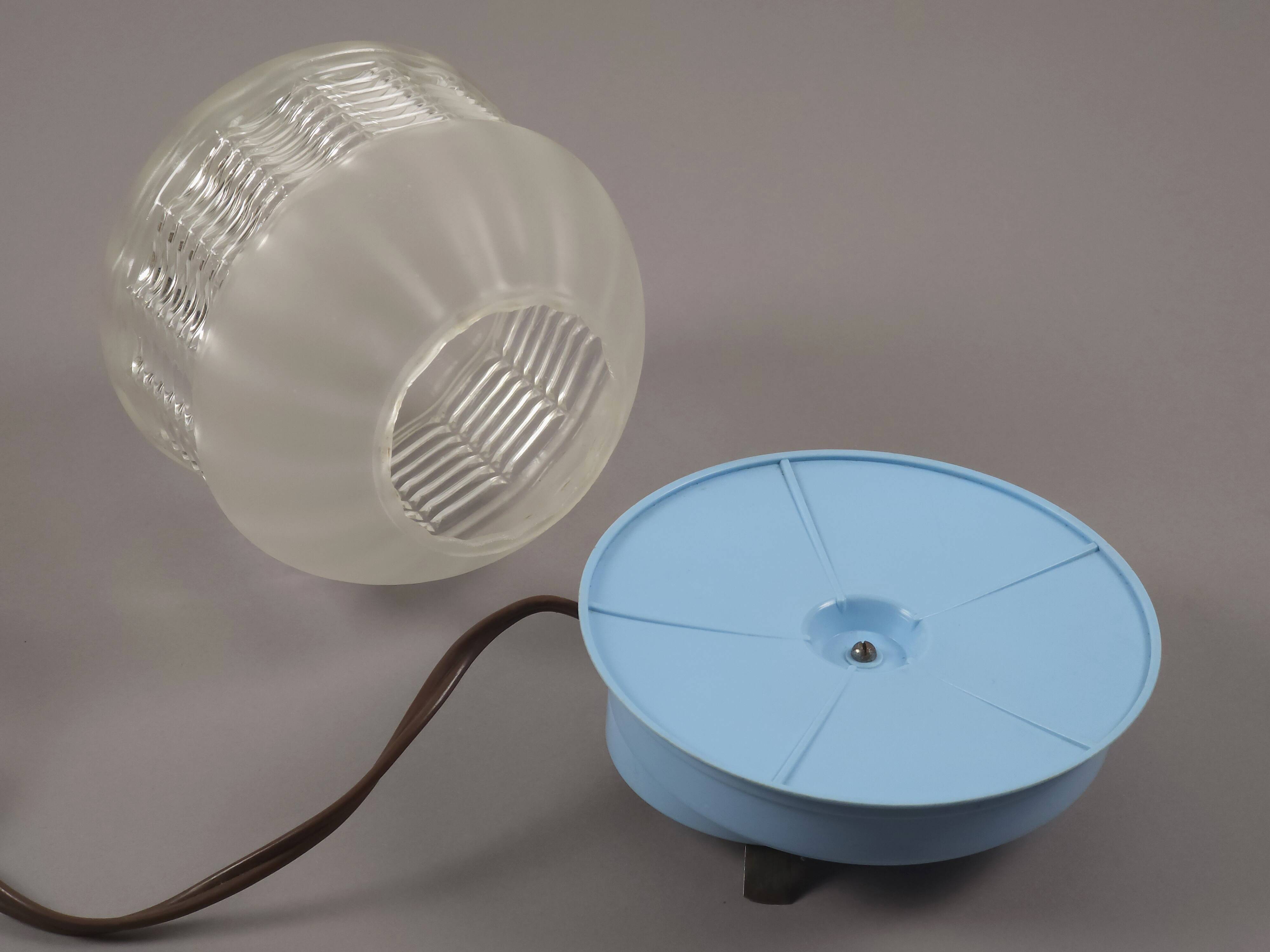 Vintage 1950s Mid Century Modern Bedside Table Light • MCM Atomic Space Age
