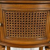Small Beech Drum Table, Louis XVI style – 1920