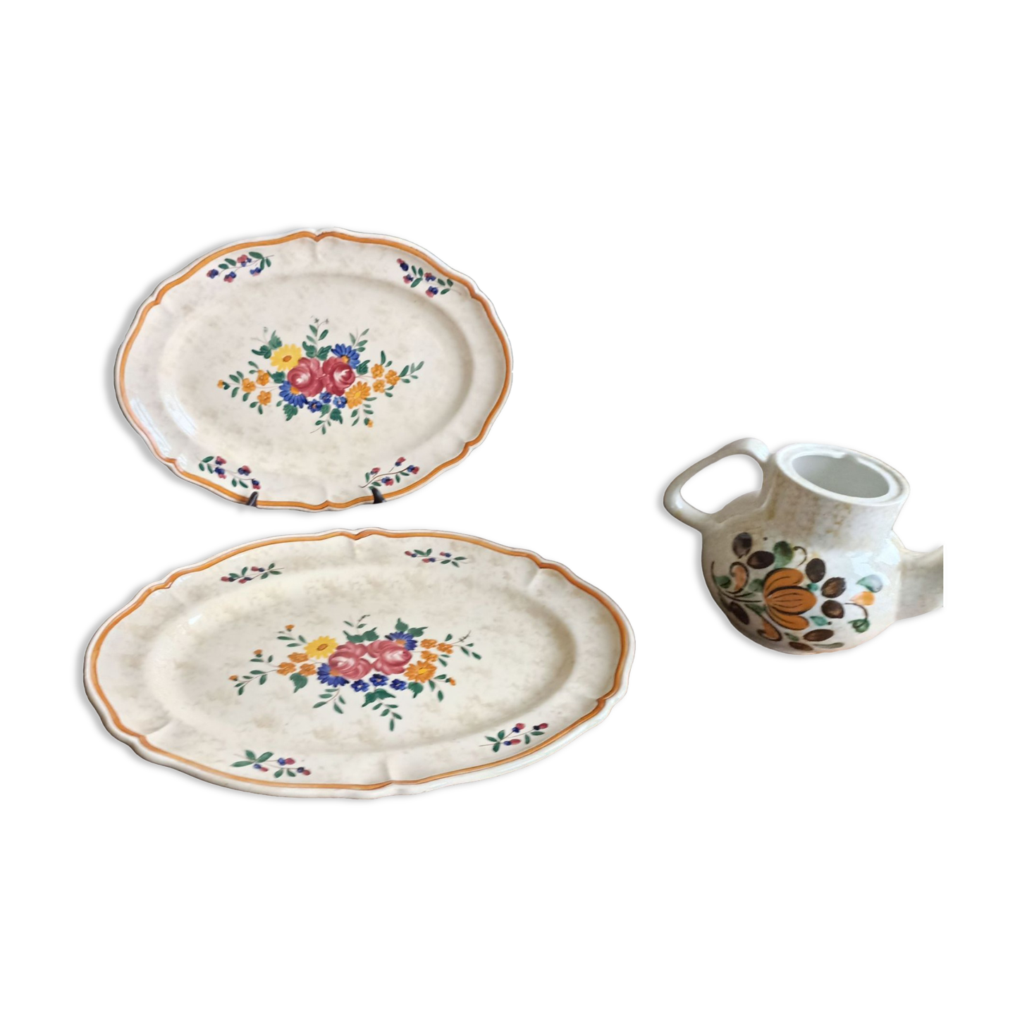 2 oval serving dishes by Longchamp - Mistral service