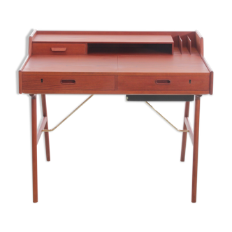 Scandinavian teak vanity desk