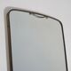 Wall mirror with brass frame, 1950s