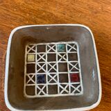 Ashtray Swedish design ceramic glazed facit vintage