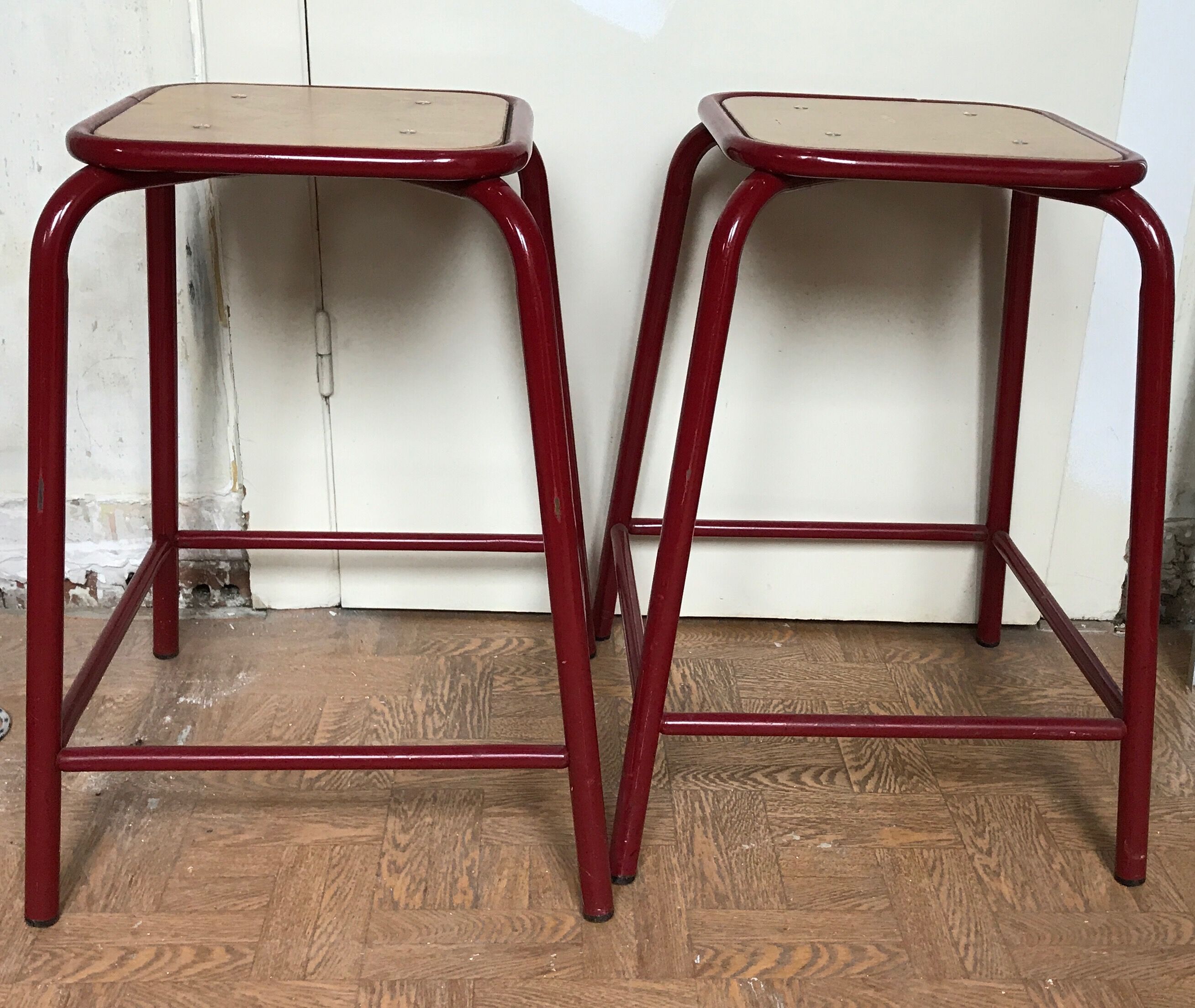 Set of 2 mullca stool 80s