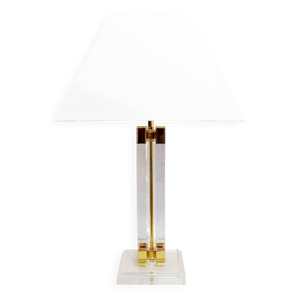 Lampe à poser en plexiglas