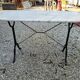 Table de bistrot marbre