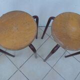 Pair of school stools, 1970s