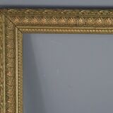 Old frame gilded patinated stucco wood