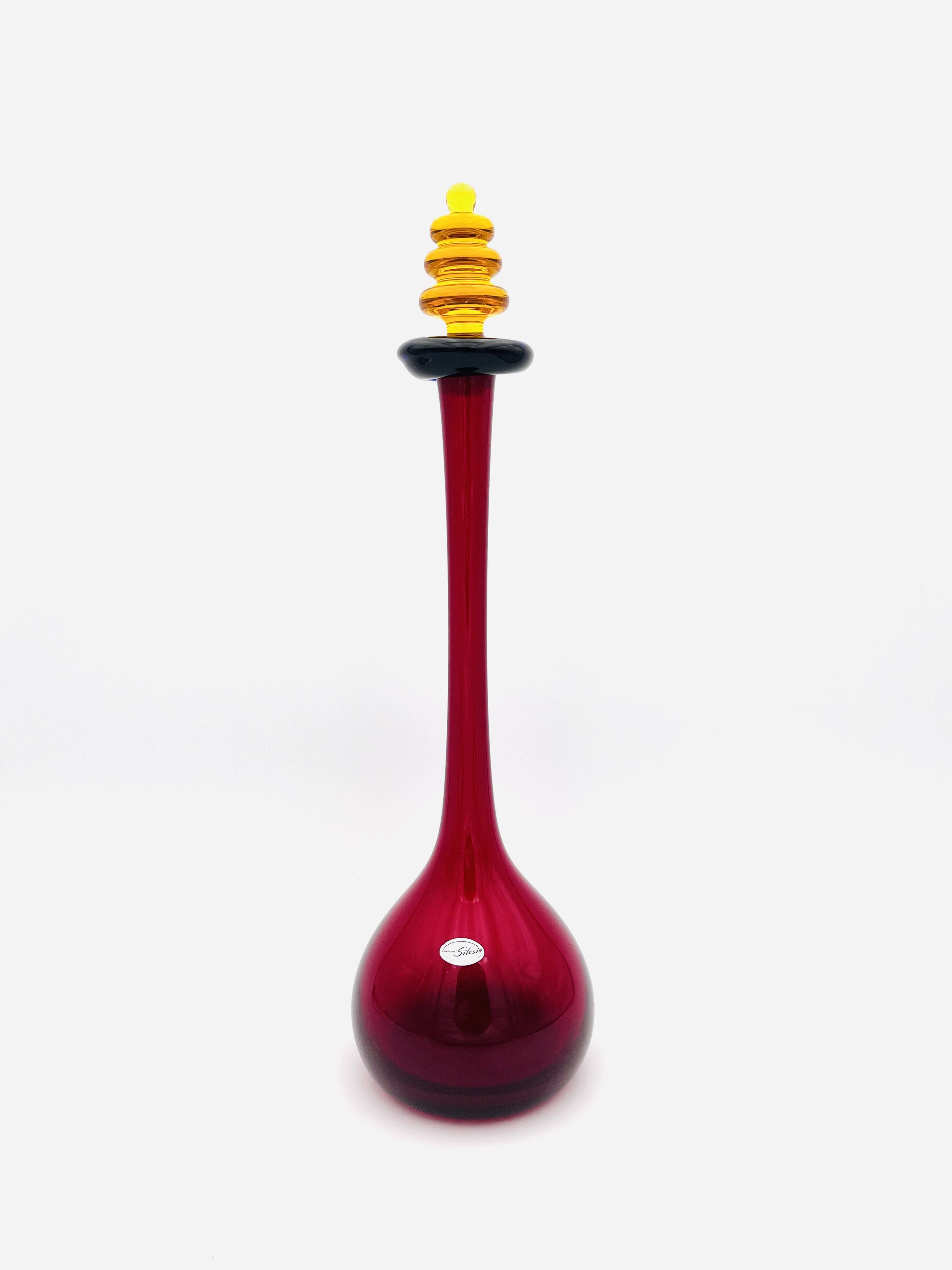 Sculptural Carafe XL Silesia Kaspar Design Memphis (45cm) 1970