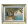 940s French Oil Landscape – Lake View from Aix-les-Bains, Signed Painting