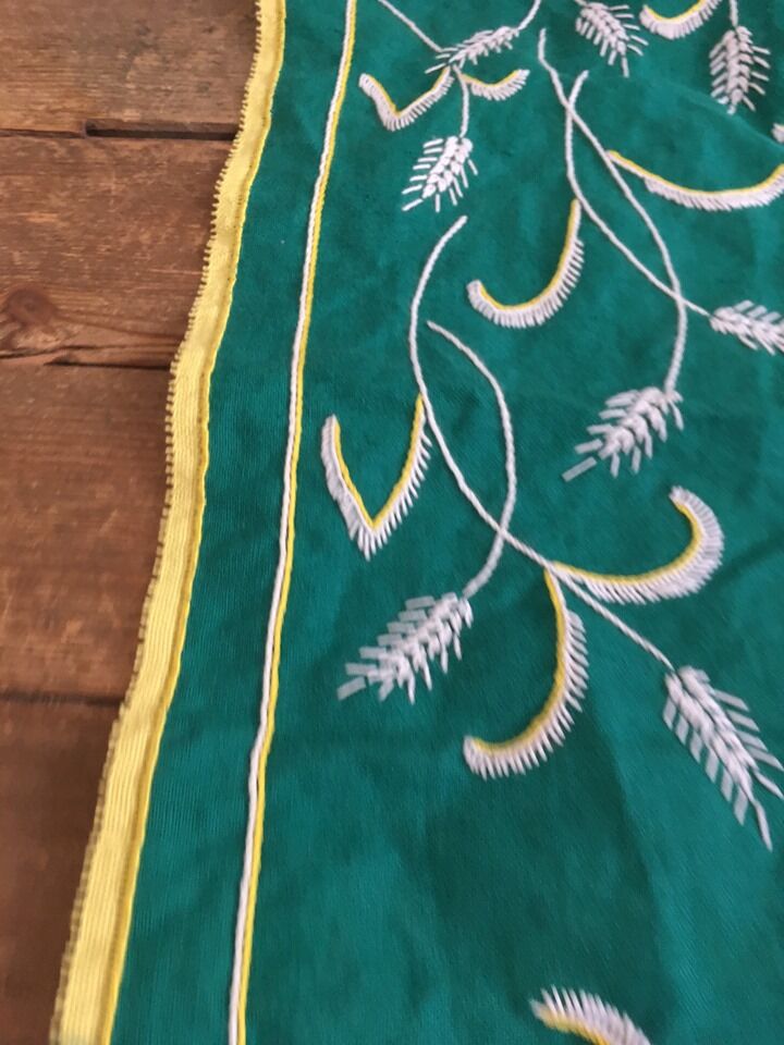 Ancient embroidered fabric