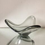 Sculptural Holmegaard bowl by Per Lutken, 1950
