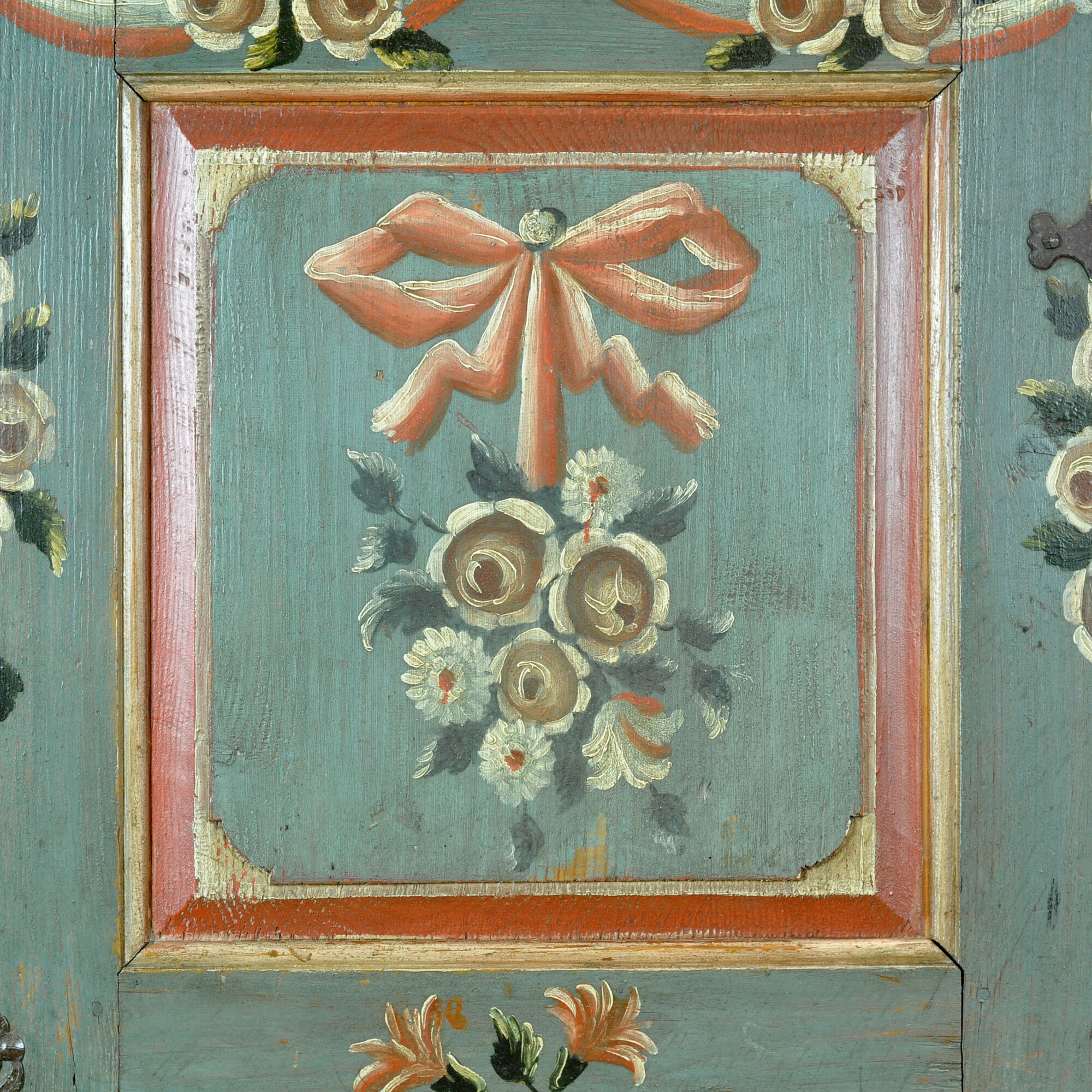 Pine bridal cabinet, dated 1794
