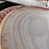 10 Ceranord porcelain dessert plates