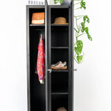 Pretty vintage metal wardrobe completely renovated / small dressing room