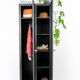 Pretty vintage metal wardrobe completely renovated / small dressing room