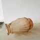 Vase vintage en verre rose