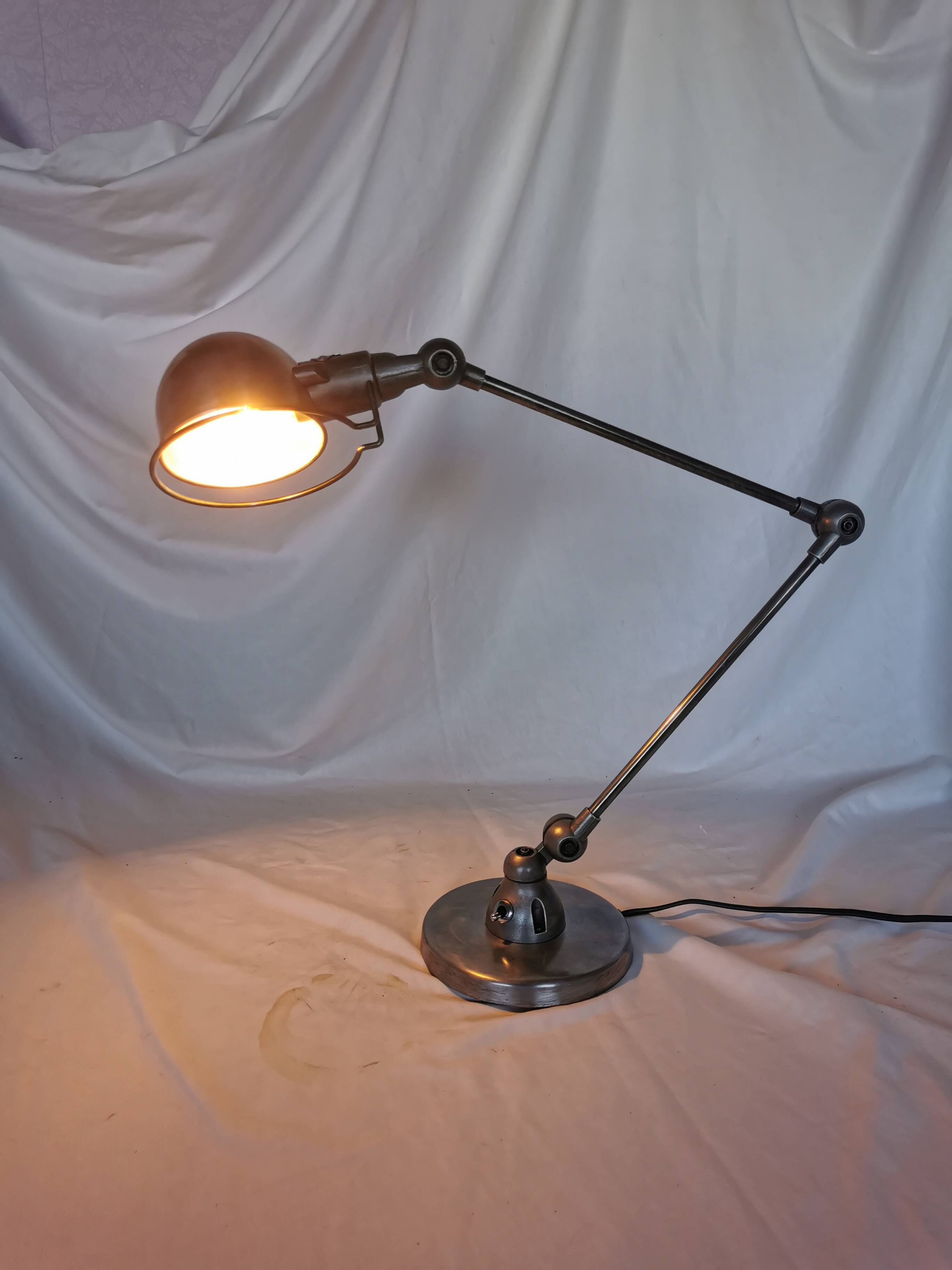 Jieldé SI333 lamp, raw steel, Lyon, France