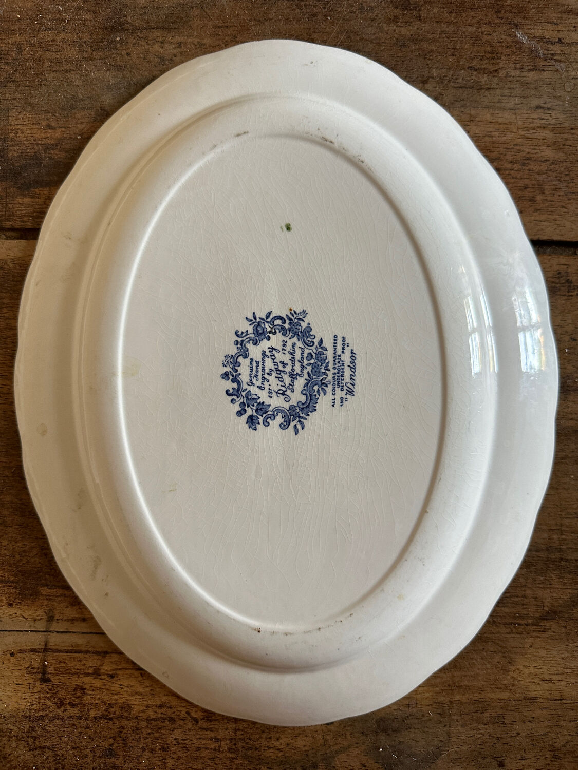 Dish Ridgway of Staffordshire England "Windsor"