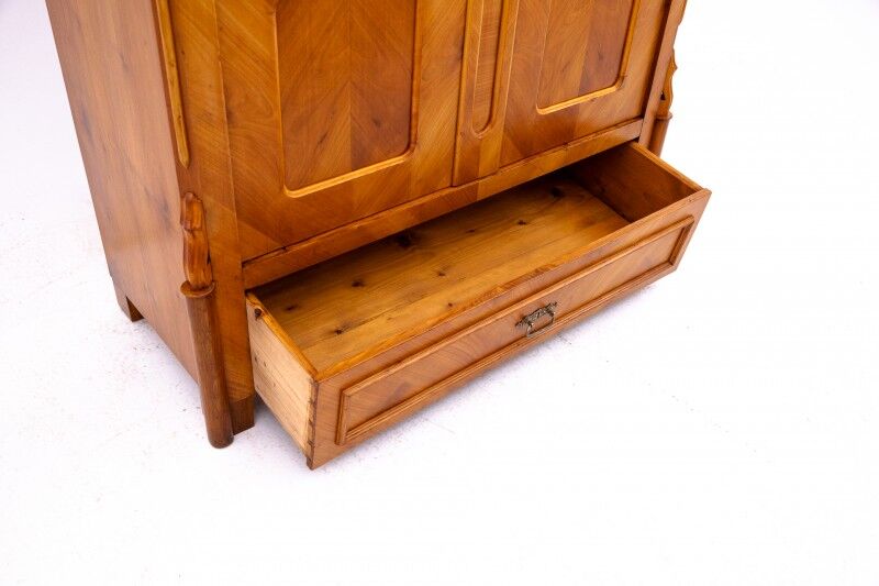 Antique wardrobe, Western Europe, around 1900. After renovation.