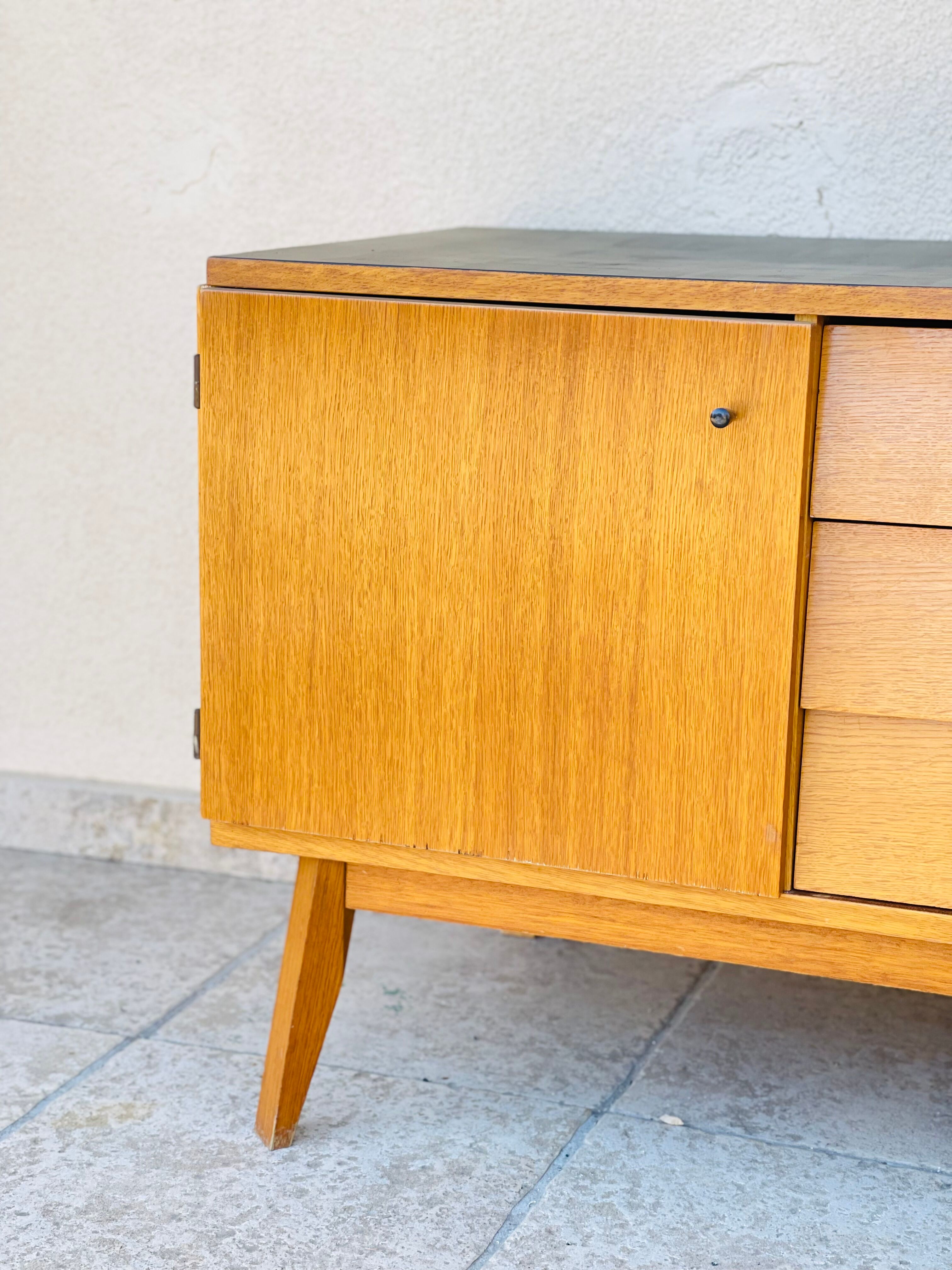 Vintage oak row 1960